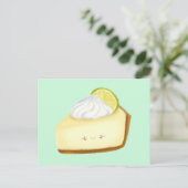 Cute Key Limoen Pie Briefkaart (Staand voorkant)