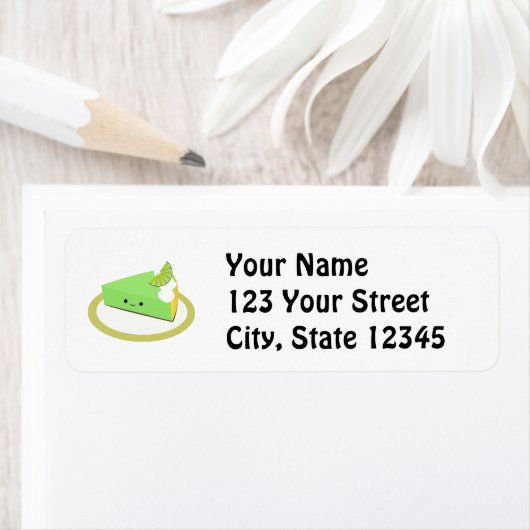 Cute Key Limoen Pie Etiket (Insitu)