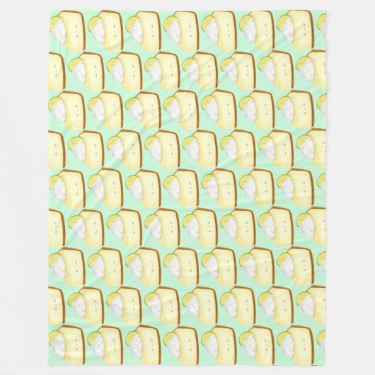 Cute Key Limoen Pie Fleece Deken (Voorkant)