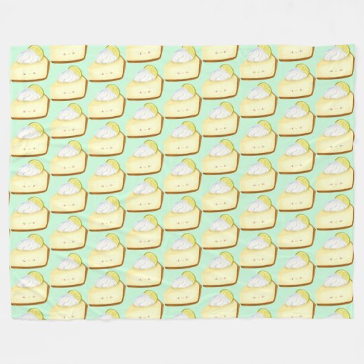 Cute Key Limoen Pie Fleece Deken (Voorkant (Horizontaal))