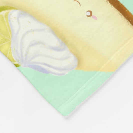 Cute Key Limoen Pie Fleece Deken (Hoek)
