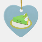 Cute Key Limoen Pie Keramisch Ornament (Voorkant)