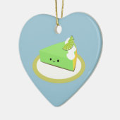 Cute Key Limoen Pie Keramisch Ornament (Links)