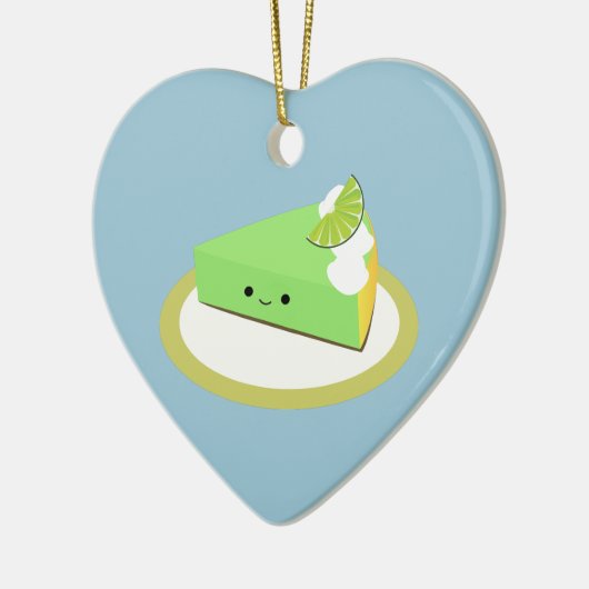 Cute Key Limoen Pie Keramisch Ornament (Links)