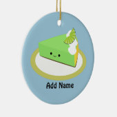 Cute Key Limoen Pie Keramisch Ornament (Rechts)