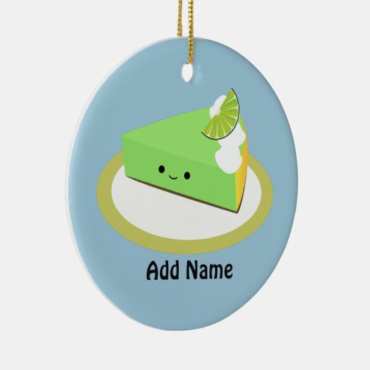 Cute Key Limoen Pie Keramisch Ornament (Rechts)