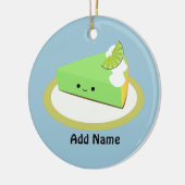 Cute Key Limoen Pie Keramisch Ornament (Links)