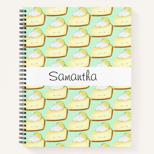 Cute Key Limoen Pie Notitieboek (Voorkant)