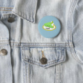 Cute Key Limoen Pie Ronde Button 5,7 Cm (In situ)