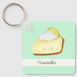 Cute Key Limoen Pie Sleutelhanger