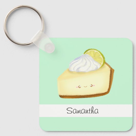 Cute Key Limoen Pie Sleutelhanger (Voorkant)