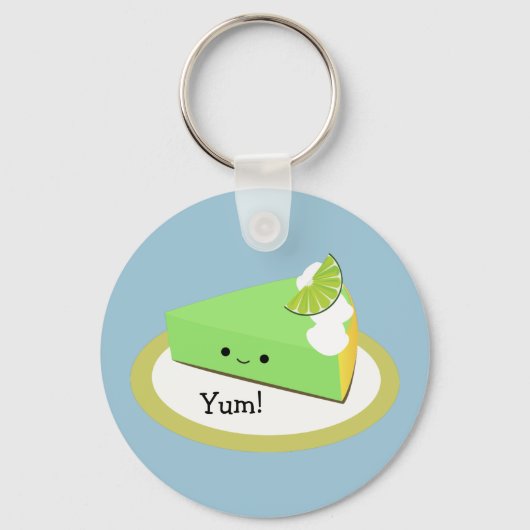 Cute Key Limoen Pie Sleutelhanger (Voorkant)