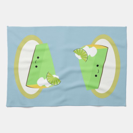 Cute Key Limoen Pie Theedoek (Horizontaal)