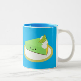 Cute Key Limoen Pie Tweekleurige Koffiemok
