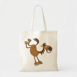 Cute Kicking Cartoon Horse Bag Tote Bag