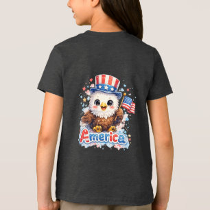 Cute Kids 4 juli shirt Little Firecracker USA