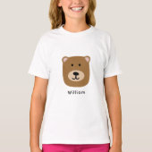 Cute kids berenhoofd t-shirt (Voorkant)