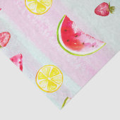 Cute Kids Birthday Watermelon Lemon Tissuepapier (Detail)