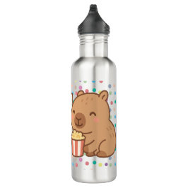 Cute Kids Capybara Popcorn Snack Time Waterfles