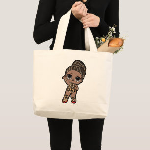 Cute Kids Fashion Delight - Tijgerprint jumpsuit Grote Tote Bag