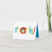 Cute Kids Foto Dankjewkaart Bedankkaart (Voorkant)