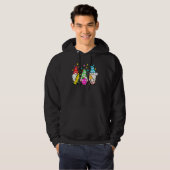 Cute Kids Gnomes Back To School  Teacher And Stude Hoodie (Voorkant volledig)