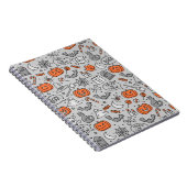 Cute Kids Halloween Krabbelpatroon Notitieboek (Rechterzijde)