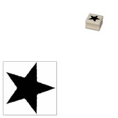 Cute Kids Journaling Scrapbooking 5-taktige ster Rubberstempel (Gestempeld)