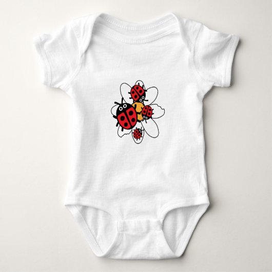 Cute Kids Lieveheersbeestje Romper (Voorkant)
