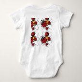 Cute Kids Lieveheersbeestje Romper (Achterkant)