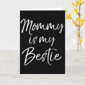 Cute Kids Mom Is My Friend Gift Mommy Is My Ie  Kaart (Gele Bloem)