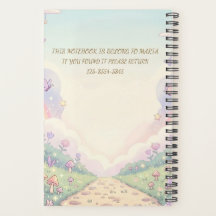 Cute Kids Regenboog Avonturen Planner Notitieboek 