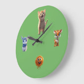Cute Kids Wall Clock Grote Klok (Hoek)