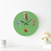 Cute Kids Wall Clock Grote Klok (Huis)