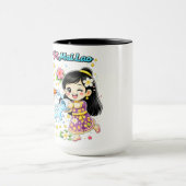 Cute Kids Water Fight Mok (Midden)