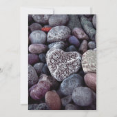 Cute Kiezeltje Hart Koppel Baby Shower / Sprinkle Kaart (Achterkant)