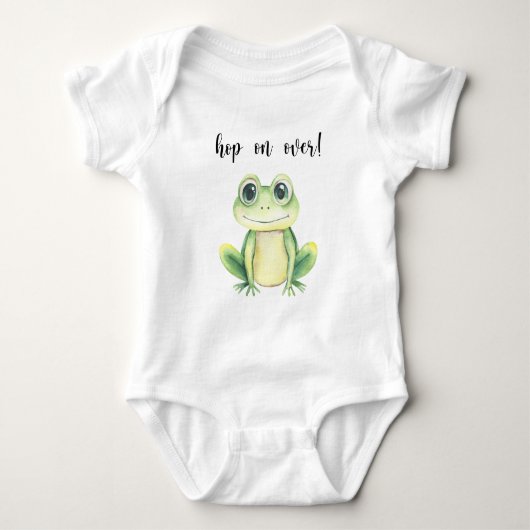 Cute Kikker Baby Shower Romper (Voorkant)