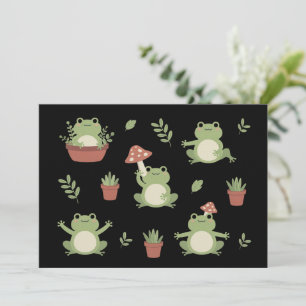 Cute Kikker Grappig Dierenliefhebber Cadeau Voor K Kaart