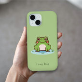 Cute Kikker Groen iPhone 15 Case