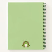Cute Kikker Groen Notitieboek (Achterkant)
