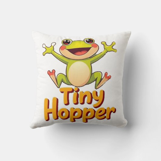 Cute Kikker Kussen (Achterkant)