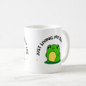 Cute kikker mok – Cute Aesthetic Mok Cadeau (Voorkant rechts)