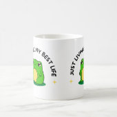 Cute kikker mok – Cute Aesthetic Mok Cadeau (Center)