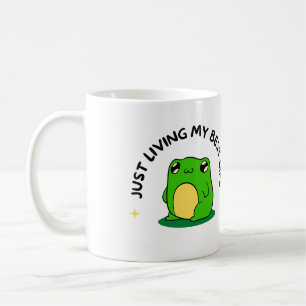 Cute kikker mok – Cute Aesthetic Mok Cadeau