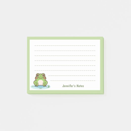 Cute Kikker Post-it® Notes (Voorkant)