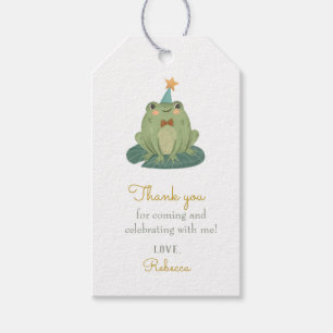 Cute Kikker Verjaardag  Cadeautags Cadeaulabel