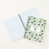 Cute Kikkers in Waterlellevijver Notitieboek (Binnen)