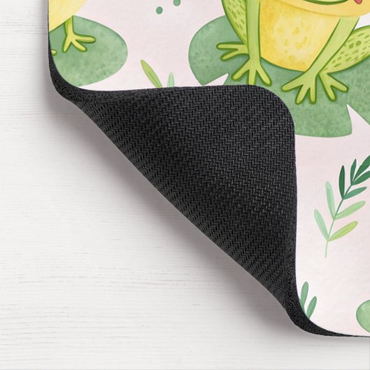 Cute kikkers Patroon Muismat (Hoek)