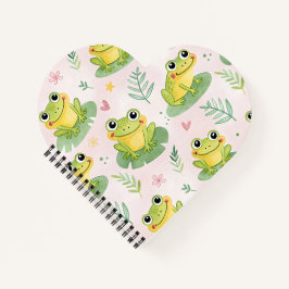 Cute kikkers Patroon Notitieboek