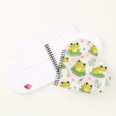 Cute kikkers Patroon Notitieboek (Binnen)